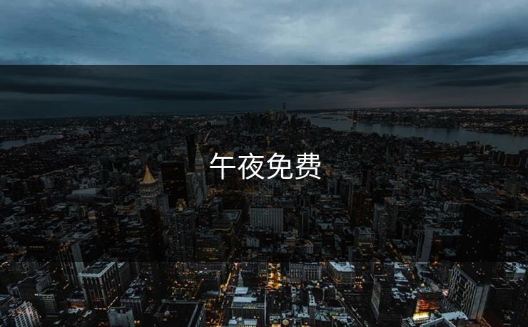 午夜免费 午夜免费